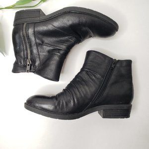 Baretrap Black Biker Heeled Boots